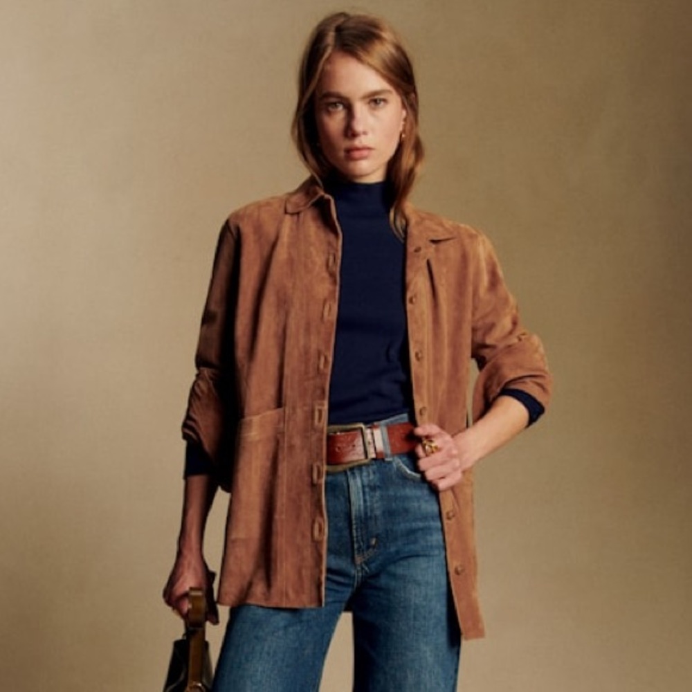 Sezane Will Suede Jacket